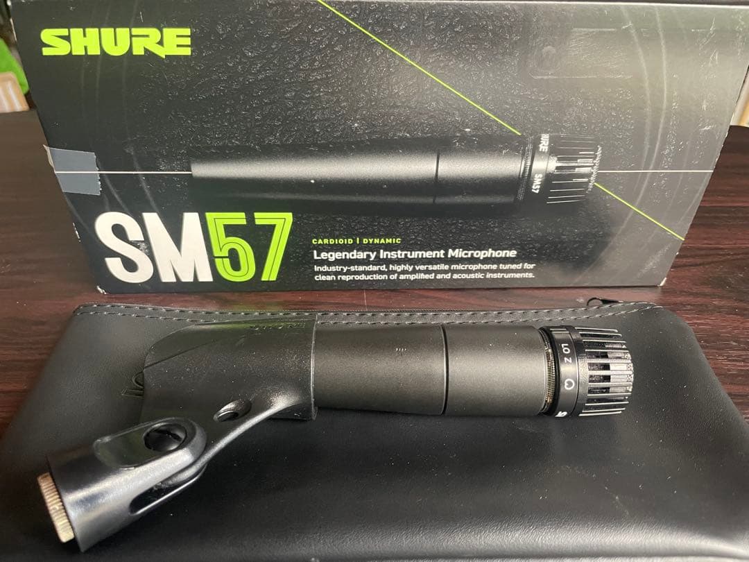 SHURE SM57 ダイナミックマイク 収納ケース付き