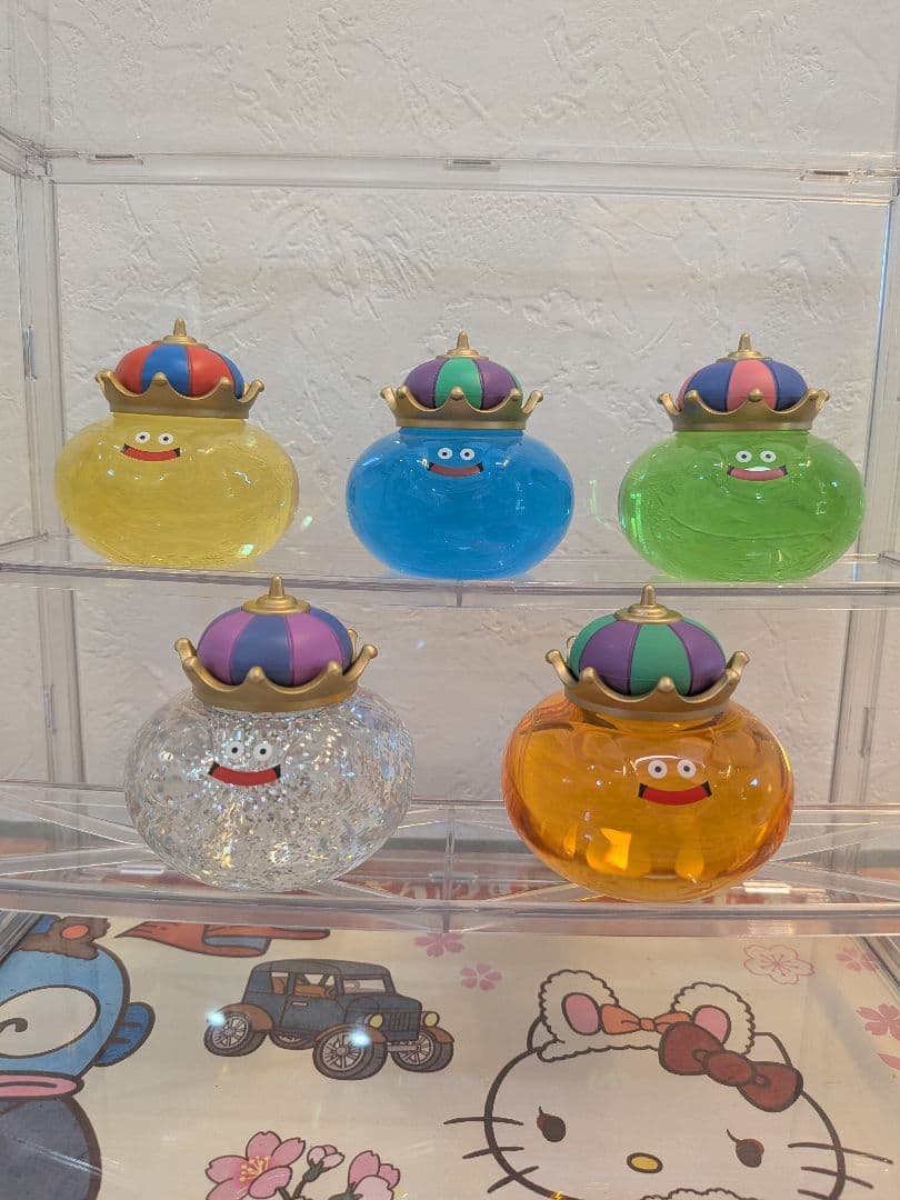 オ*ン様 ドラゴンクエスト ビッグクリアフィギュア　キングスライム系コンプ まと