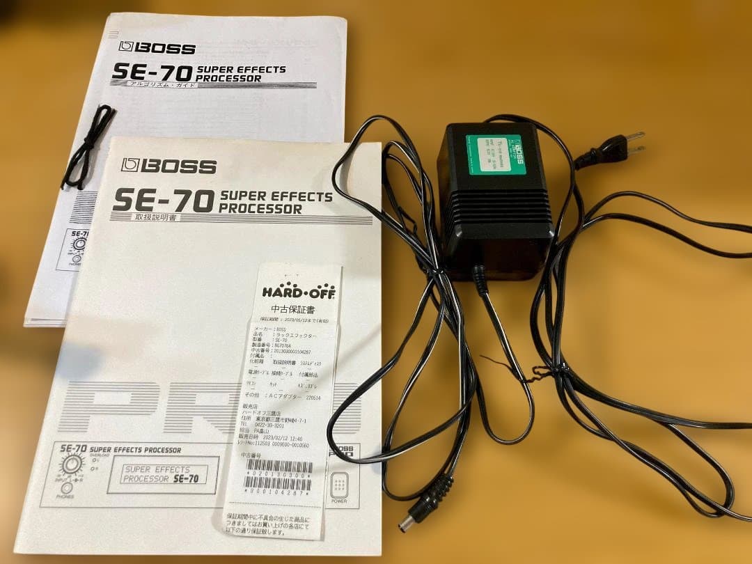 BOSS SE-70【純正アダプター・マニュアル付】動作確認済み
