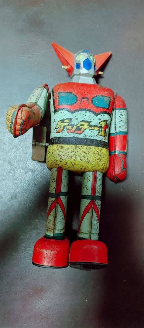 当時物　昭和レトロ　ゲッターワン　ゲッターロボ　ブリキ