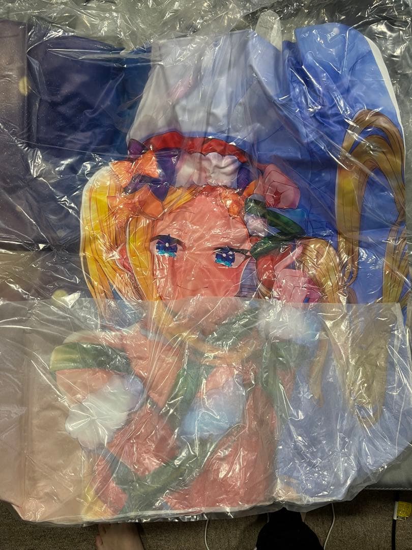 同人エアークッション150cm 空気ビニール　フロート 浮き輪