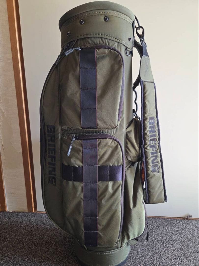 BRIEFING キャディバッグ オリーブグリーン