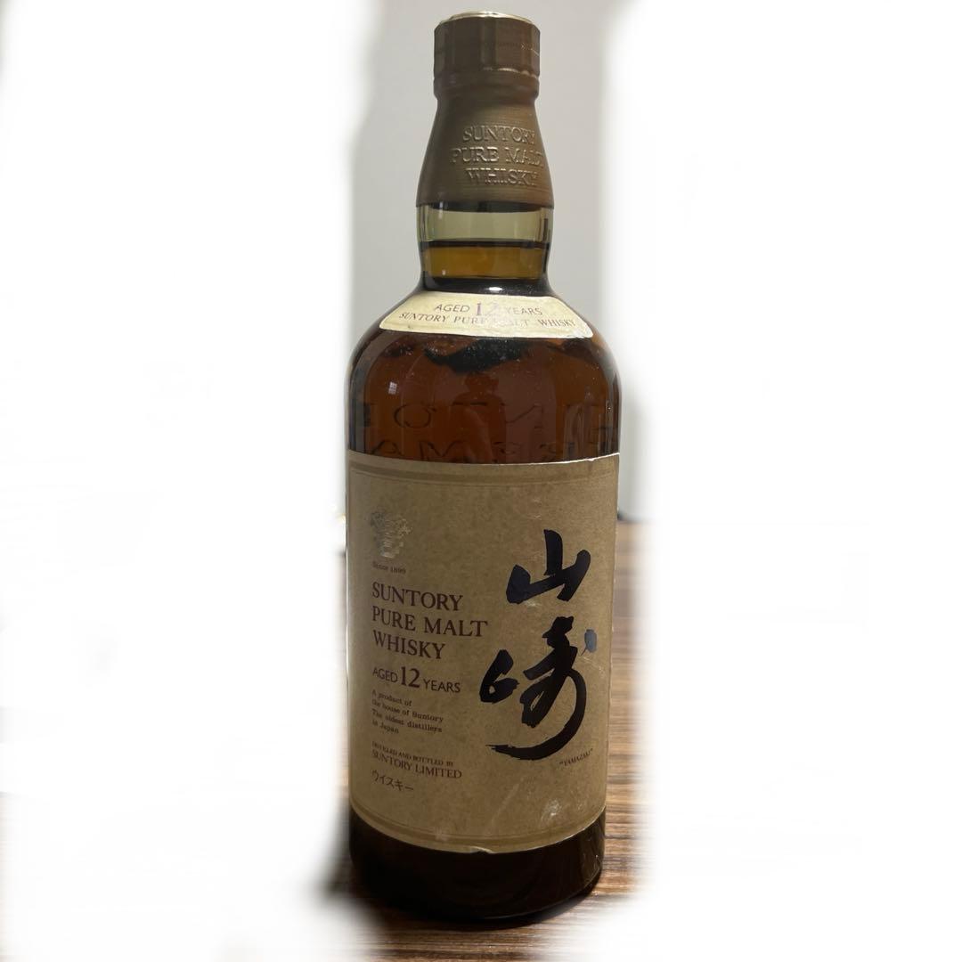山崎12年 ピュアモルト 向獅子マーク750ml 箱無し 未開栓 サントリー