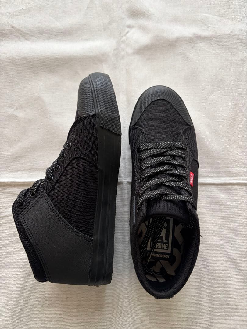 CHROME ブラック ハイカットシューズ