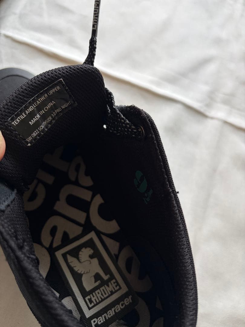 CHROME ブラック ハイカットシューズ