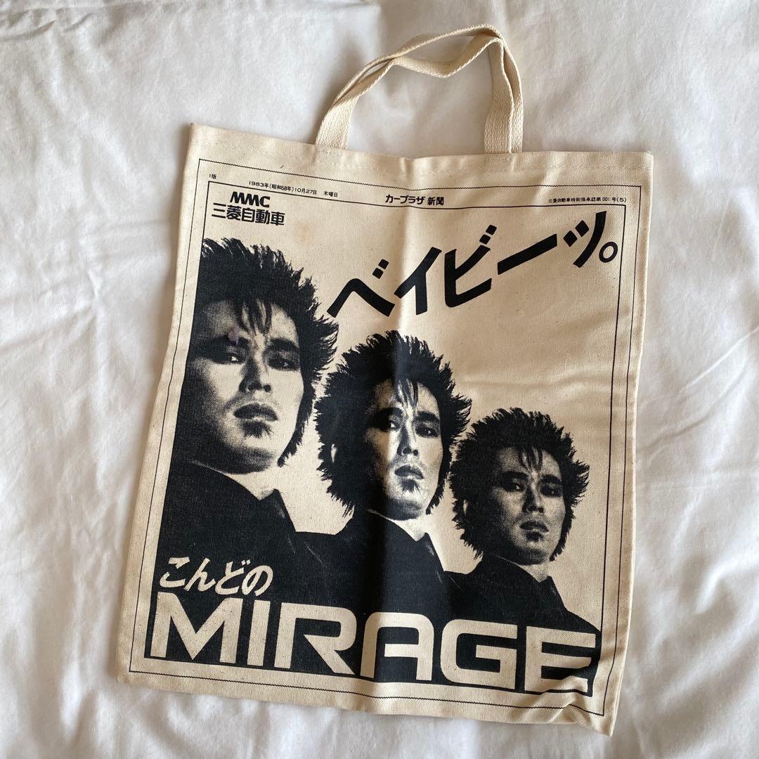 【激レア】忌野清志郎 80ｓデッドストック1983年製 MIRAGEトートバッグ