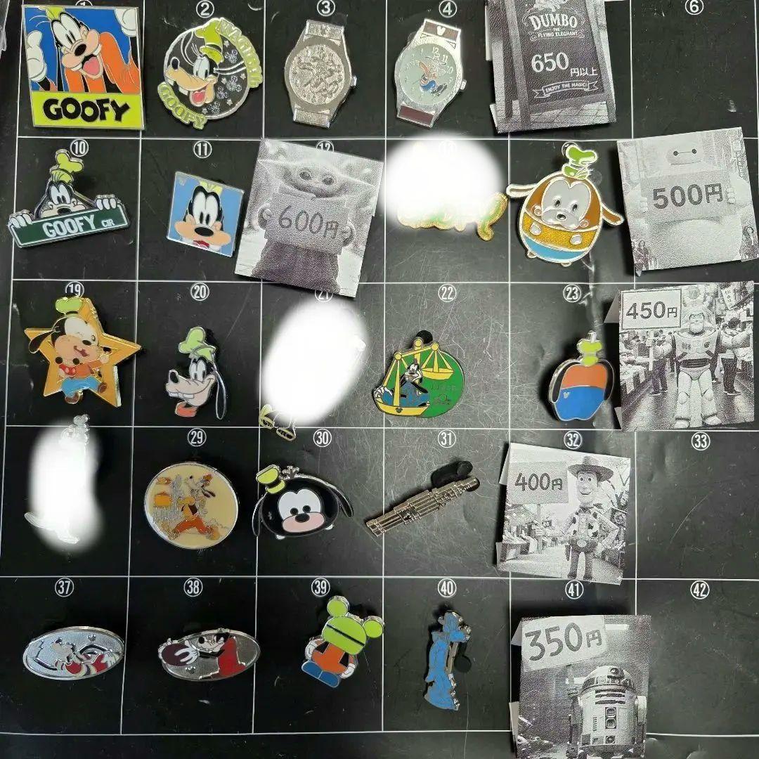 グーフィー　限定　レア　お菓子　海外　キャスト　ディズニーピン