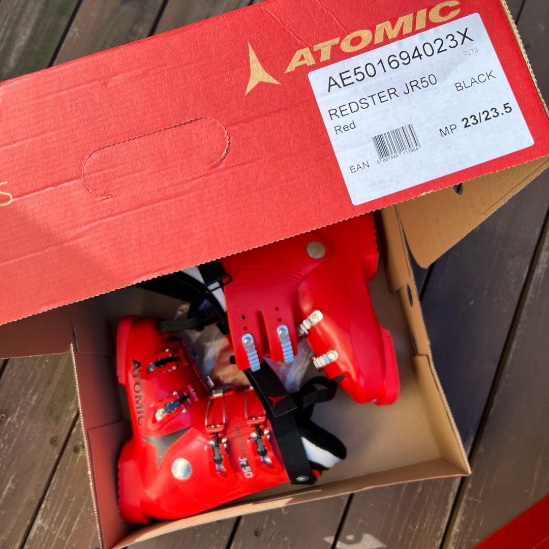 ATOMICレッドスターJ2 140 ブーツ23/23.5セット 引き取り希望