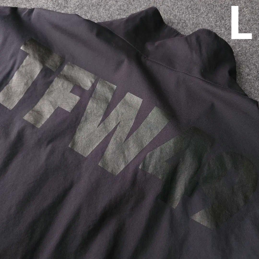 TFW49 背中ロゴネーム 長袖ゴルフブルゾンジャケット 黒 5 メンズ L