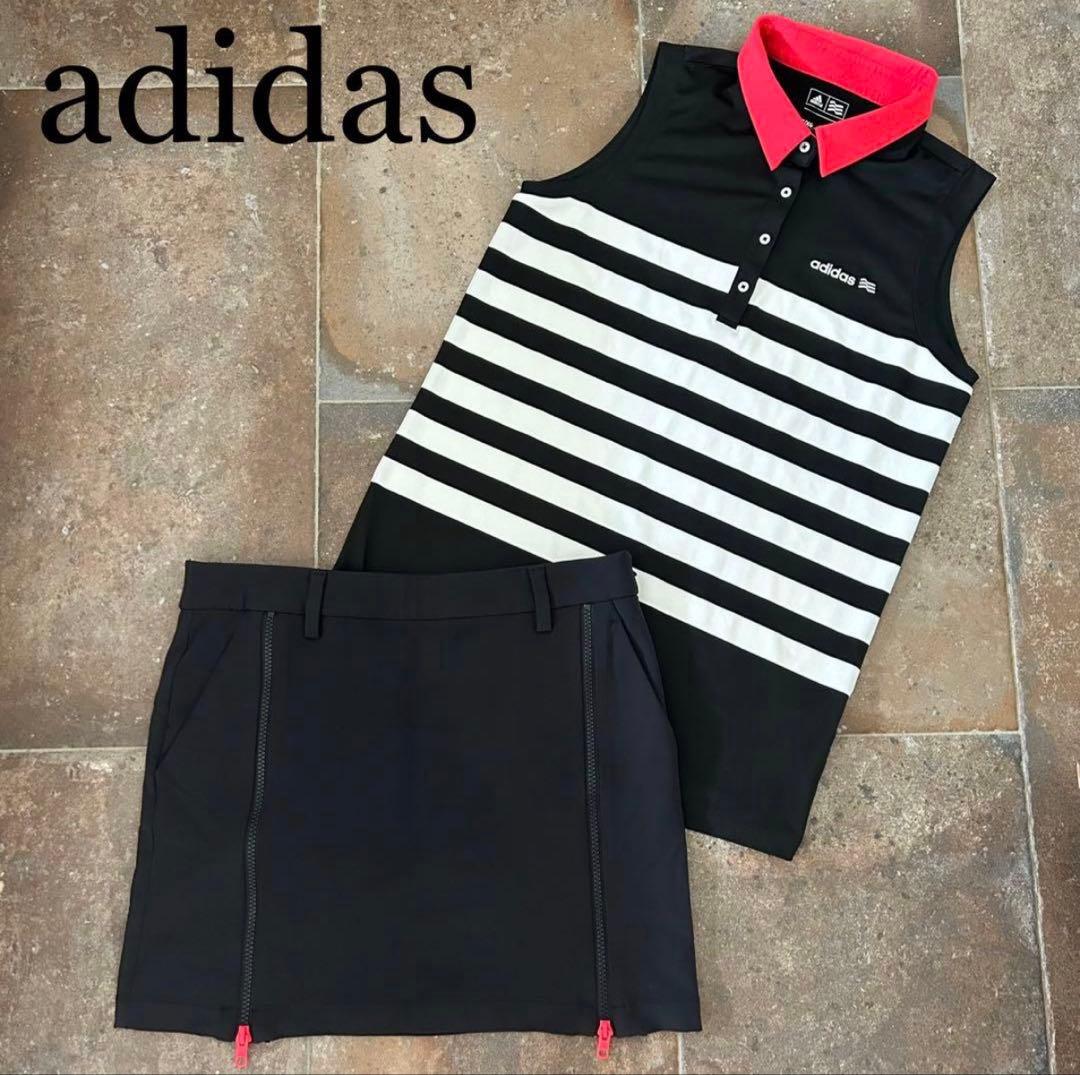 アディダス(adidas) ゴルフウェア スカート　ポロシャツ　セット