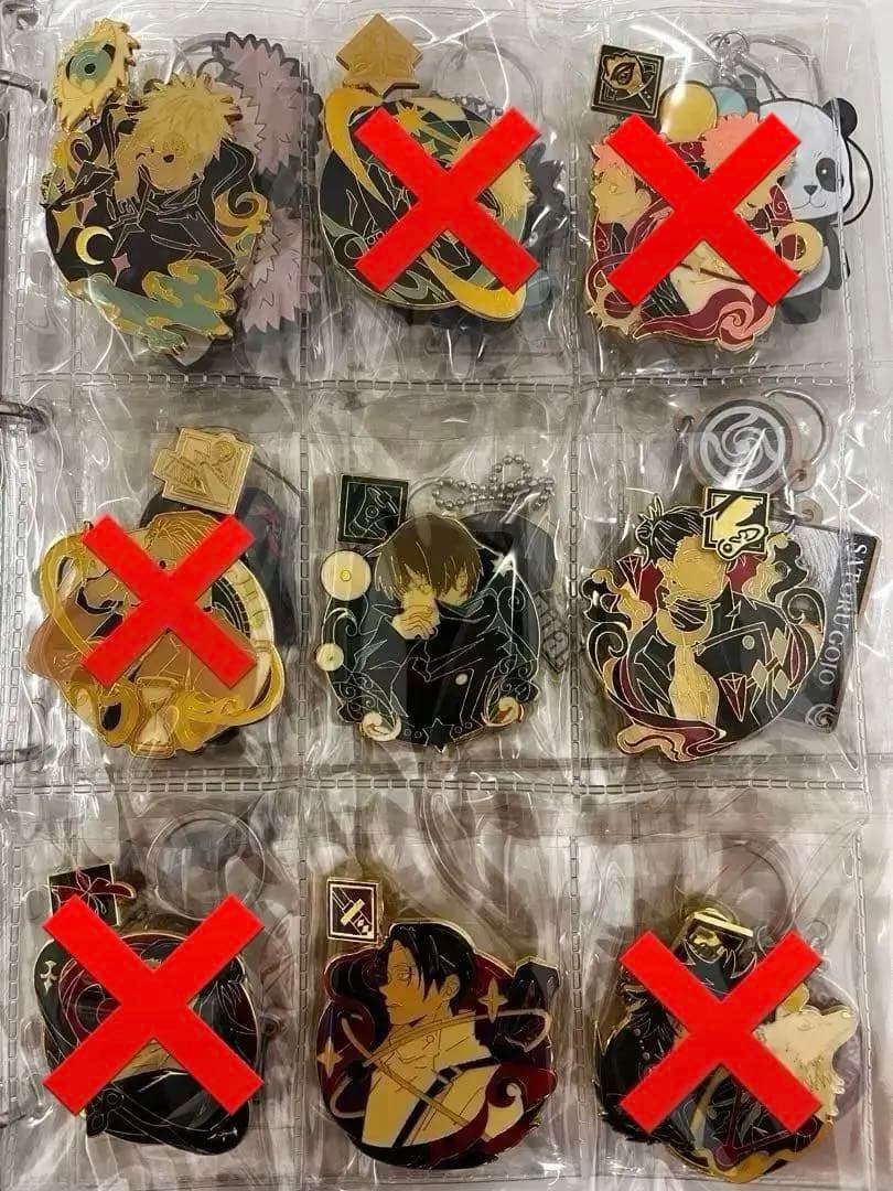 呪術廻戦 ピンバッジ6点まとめ売り（アルバム付き）