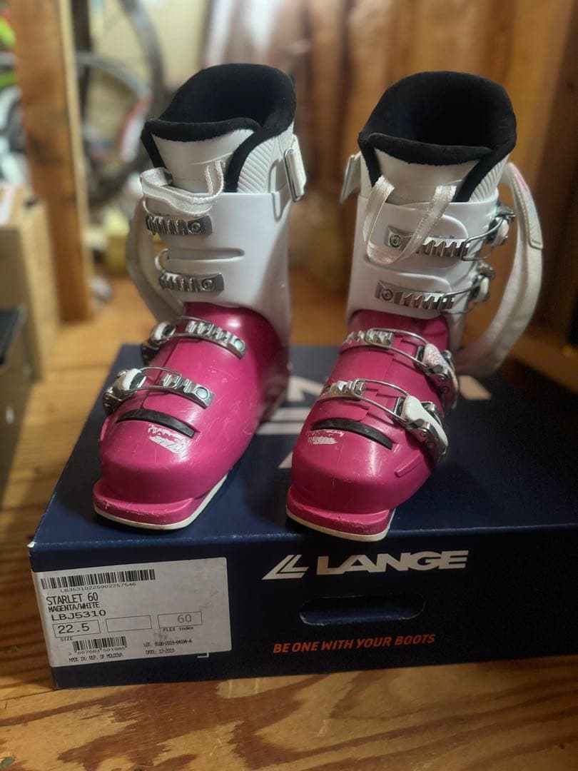 ラング　ジュニア 子供　スキーブーツ 22cm ー 22.5cm 4バックル