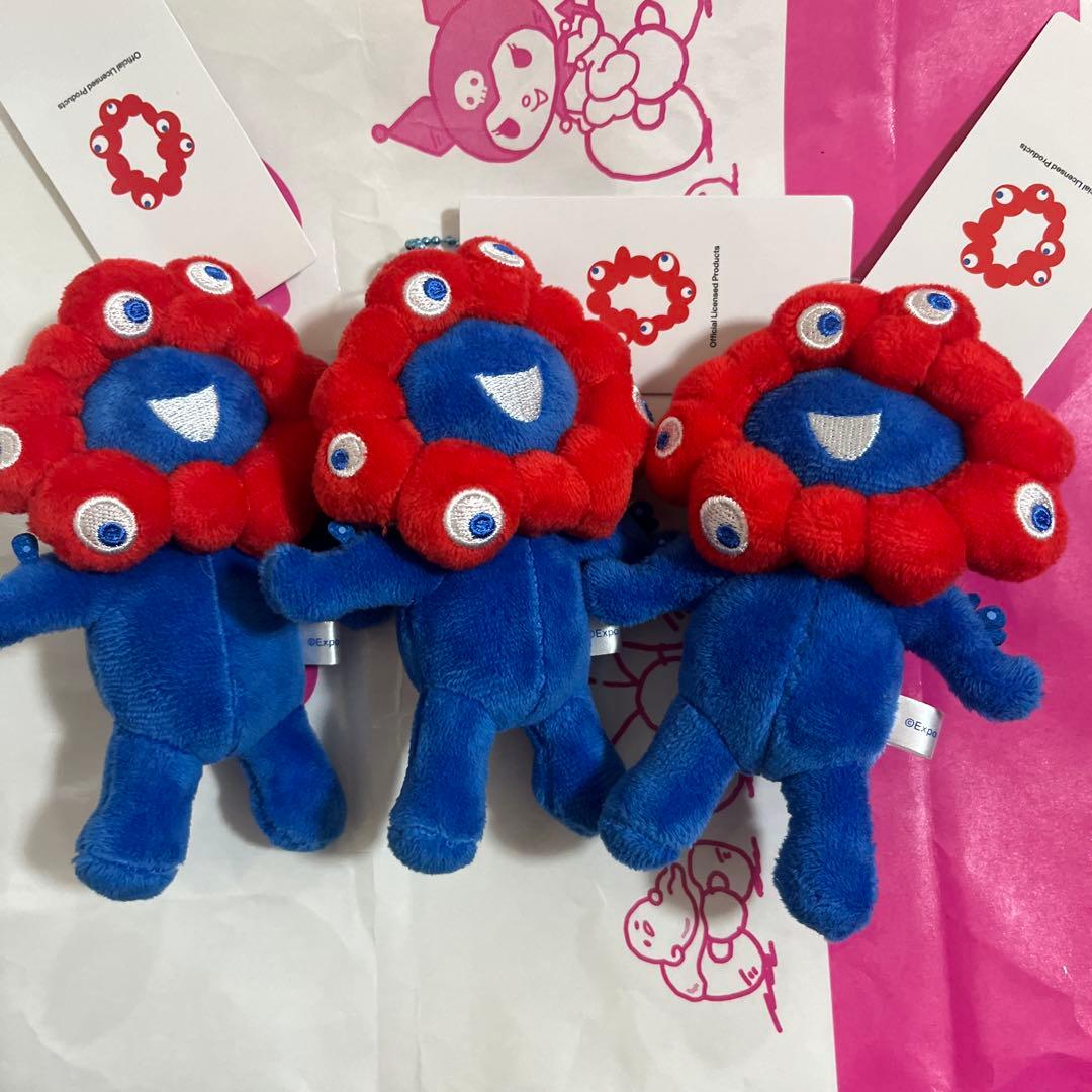 EXPO 2025公式グッズミャクミャクボールチェーン　B 3個セット