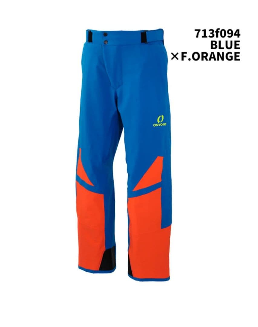 ON−YO−NE スキーウェアパンツ 青とオレンジ XO