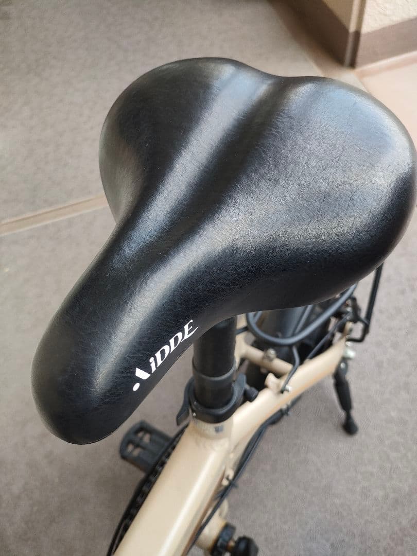 AiDDE：折畳み電動アシスト自転車_14インチ/後輪パンク/送料込/おまけ付