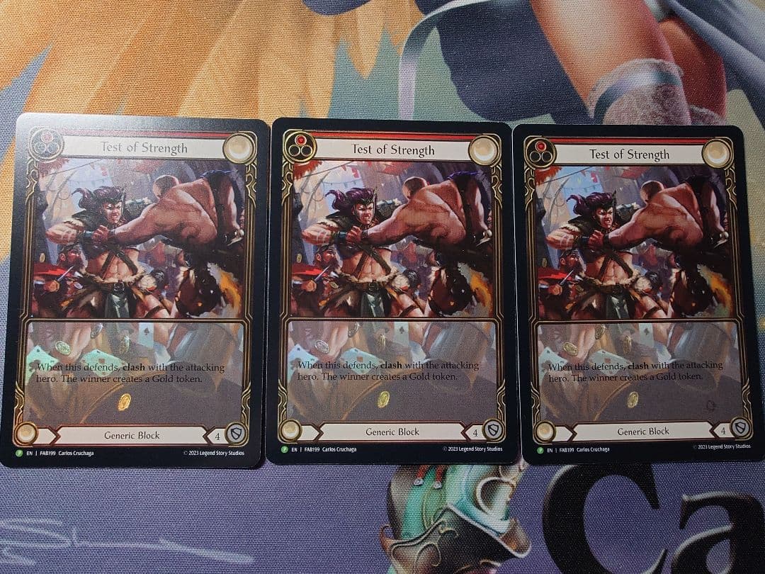 【FaB】Test of Strength プロモRF 3枚セット