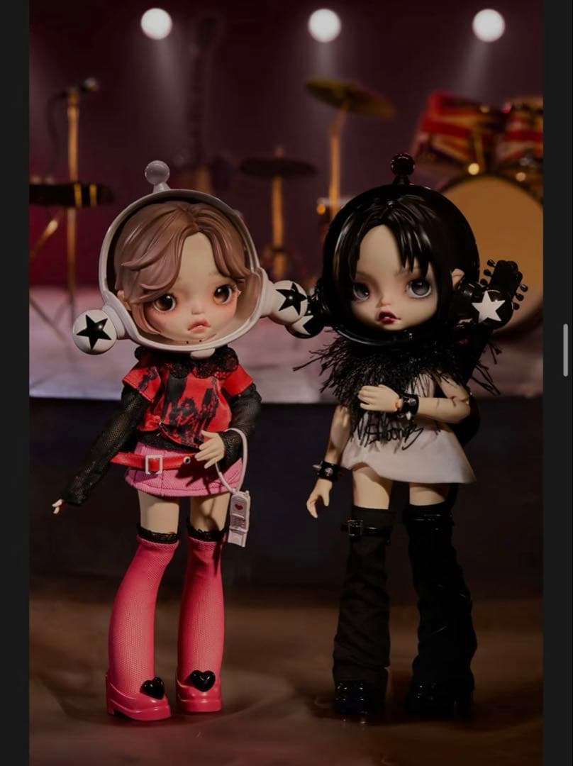 POP MART SkullPanda bjd 大崎 ナナ コマツ BJD 2点