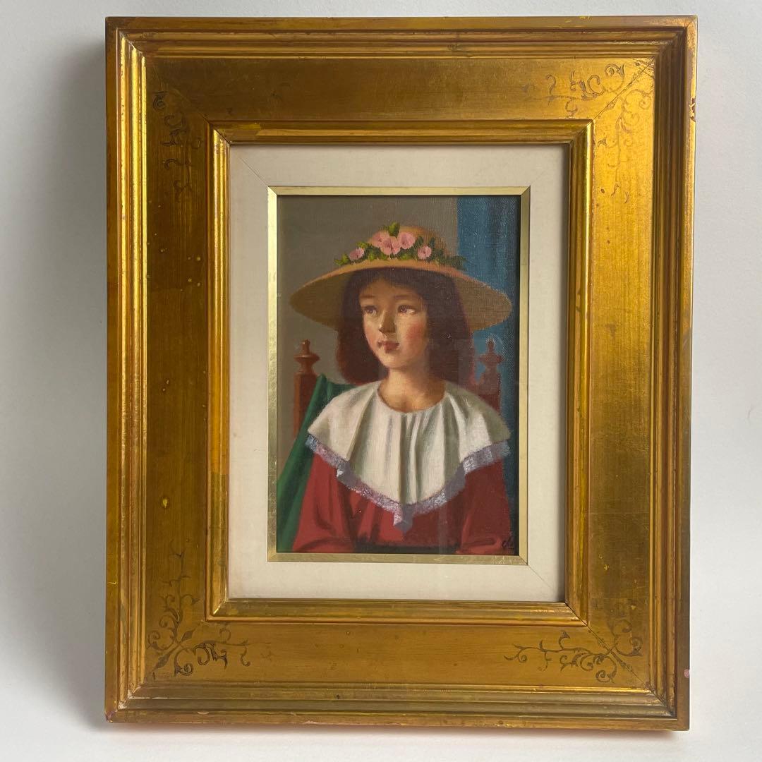 福島県 画家 佐藤カツヤ 油彩 油絵 少女 人物画