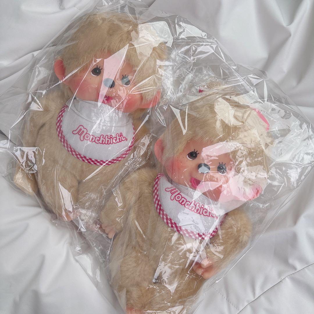 【新品タグ付き】モンチッチぬいぐるみ　M プレミアムスタンダード ベージュ