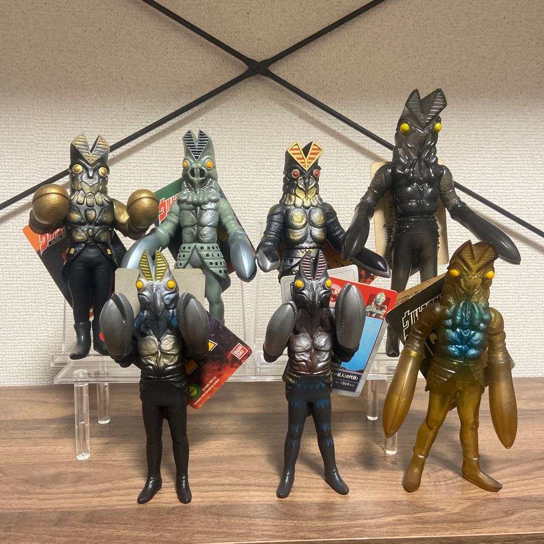 バルタン星人　ソフビ　タグ付き　【７種セット】