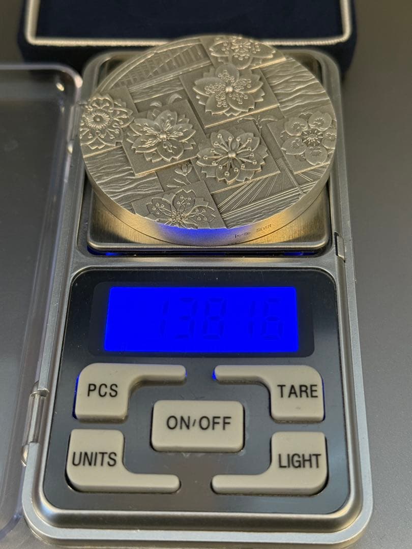 造幣局製 純銀 メダル 桜の通り抜け SV1000 138g