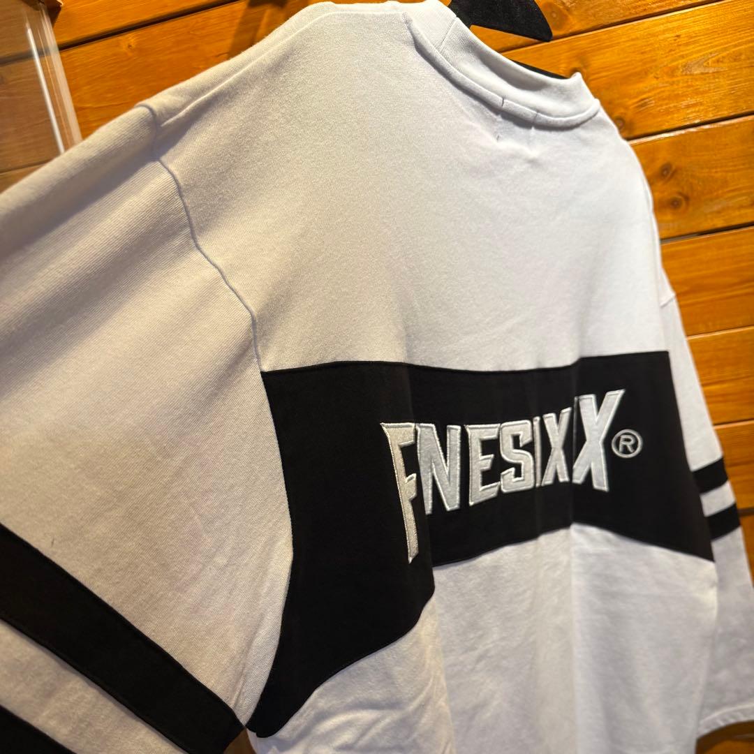 ファインシックス　新品未使用　アメフト風　七分Tシャツ　ゲームシャツ　モトクロス