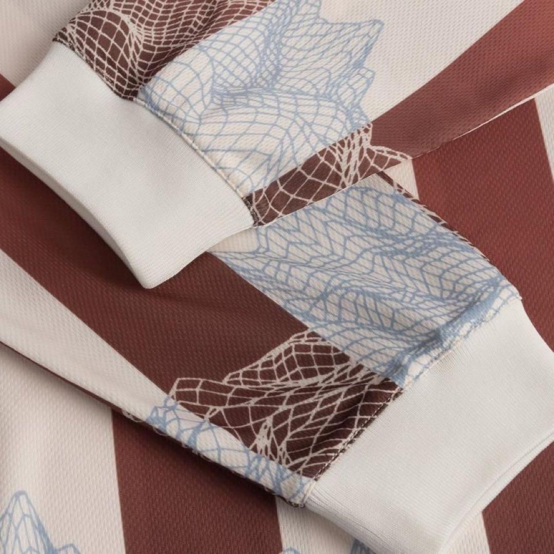 新品タグ付 Dime ダイム ゲームシャツ L Rust サッカーシャツ ロンt