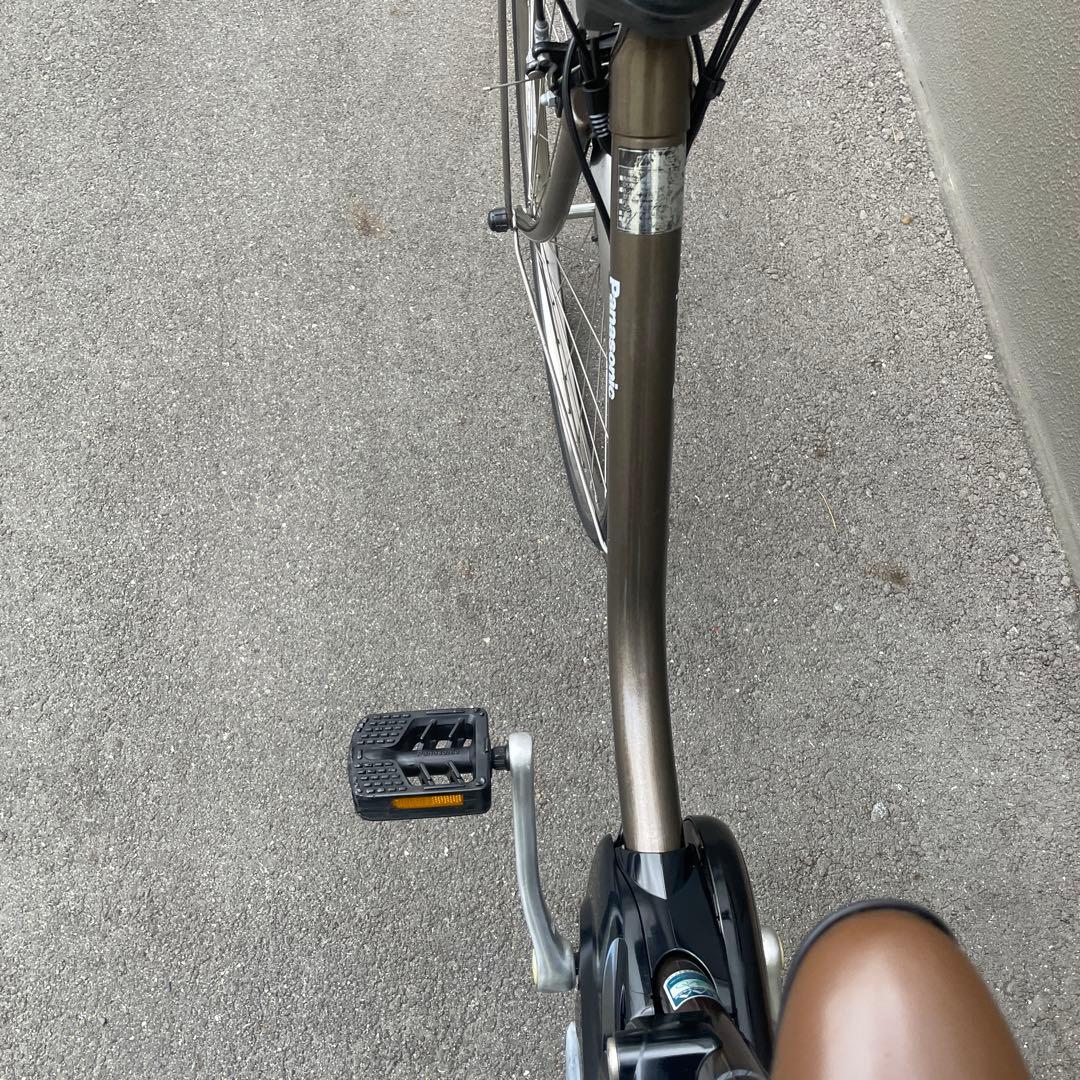 パナソニック電動アシスト自転車26インチ8.9Ah ブラウン