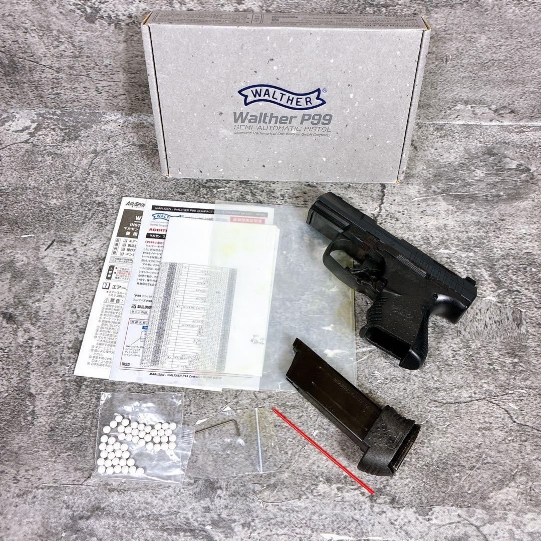 ワルサーP99コンパクト(AS) ブローバック ブラックモデル