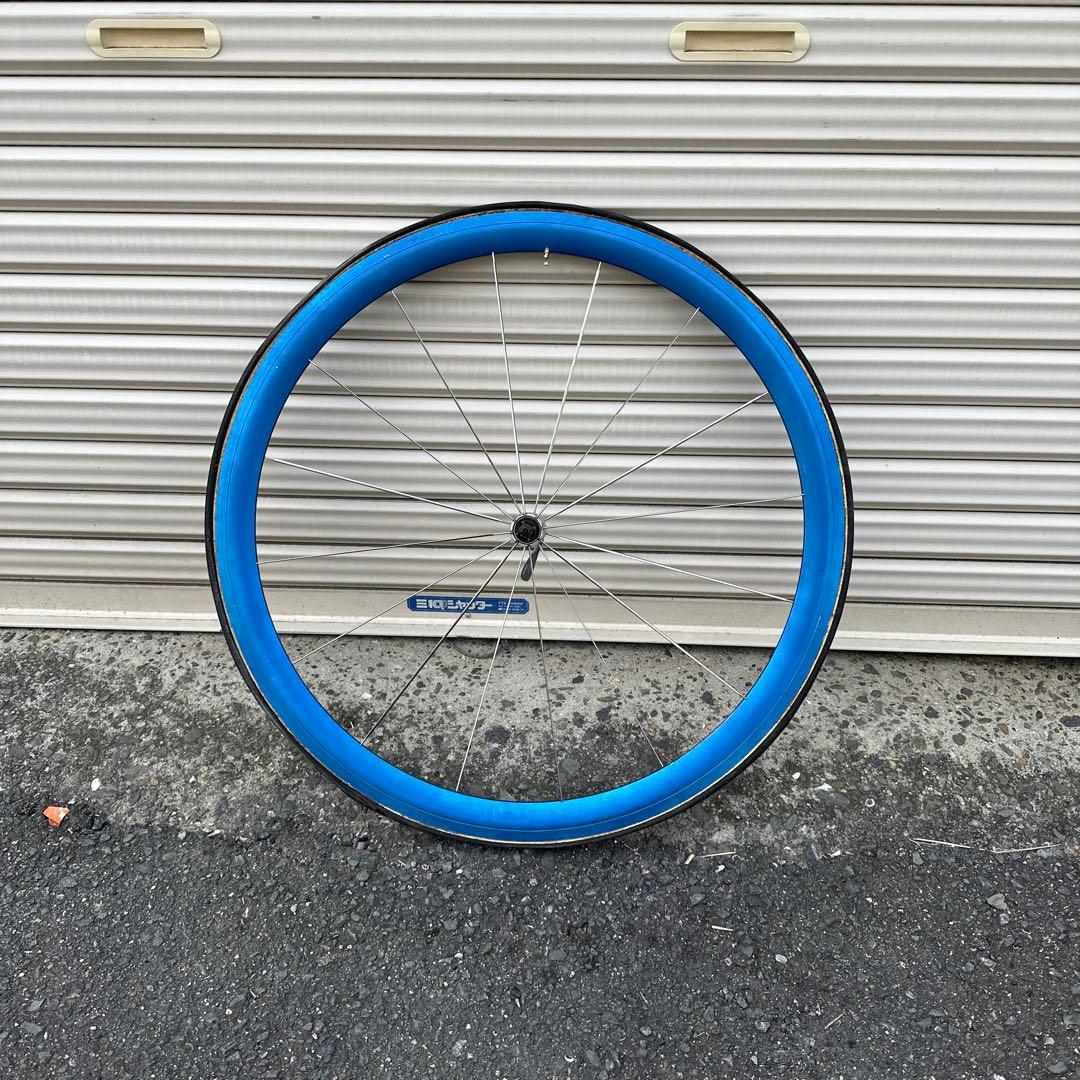 mavic cosmic フロントホイール　青　ブルー　700c