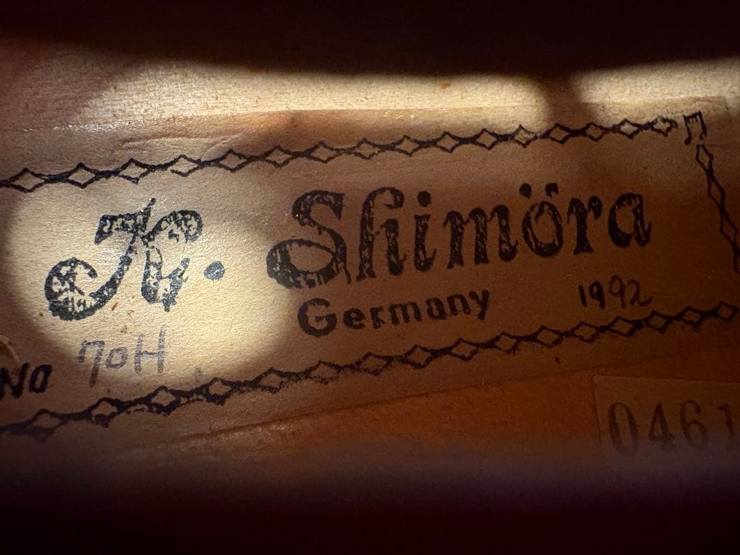 ドイツ製　バイオリン　シモーラ　k. shimora 70H 4/4