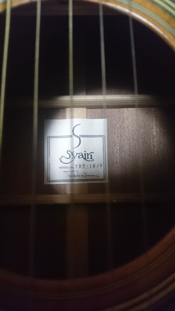 オール単板　全単板　s yairi ヤイリ YDT-18 　矢入