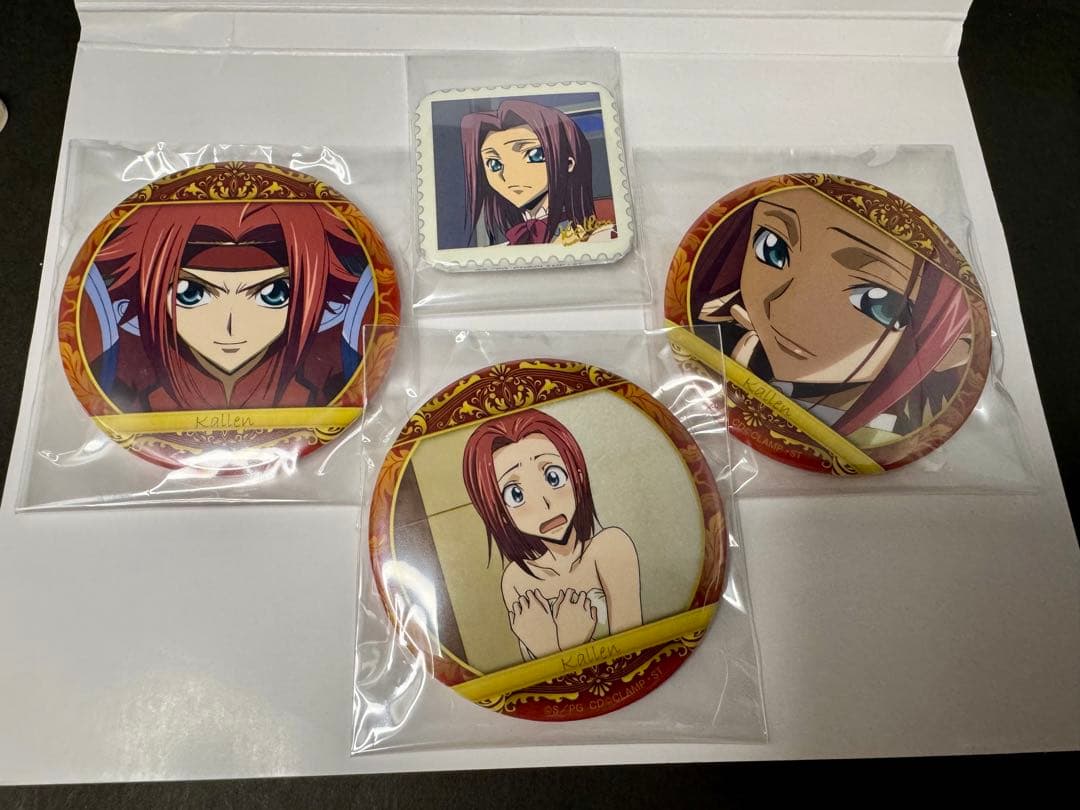 コードギアス　缶バッジ　放送10周年記念　カレン