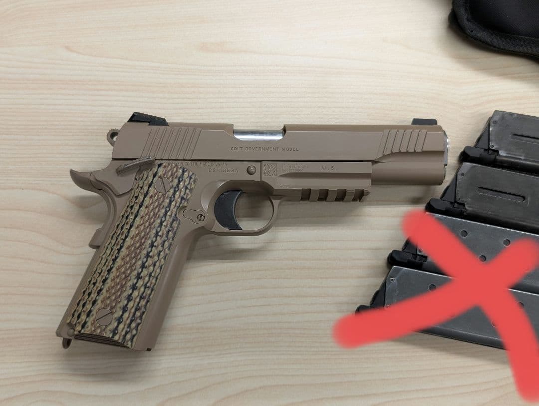 東京マルイ M45a1 タンカラー GBB オマケ有り