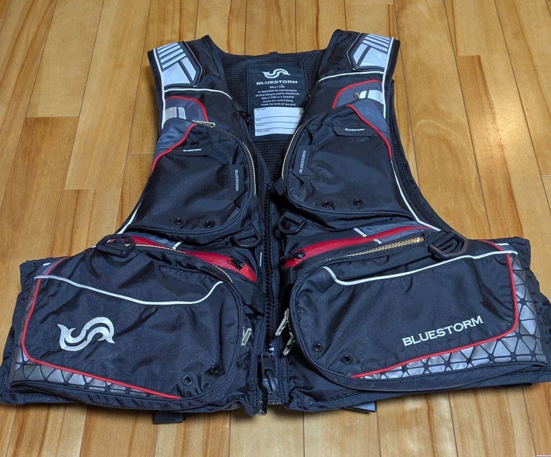blue storm サラシ BSJ-170R　ライフジャケット　Mサイズ