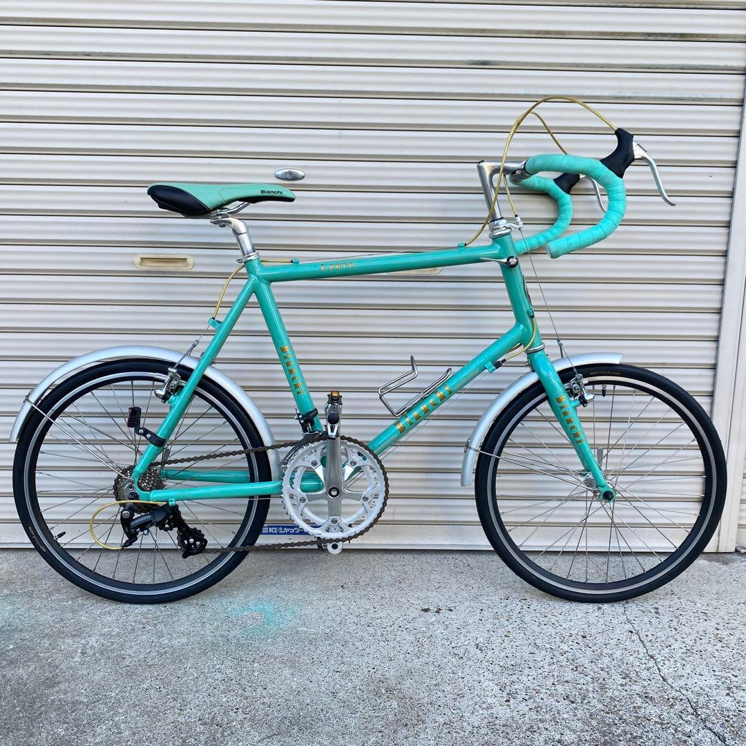 ◎直接受渡歓迎 Bianchi Lepre ミニベロ ドロップ 小径車
