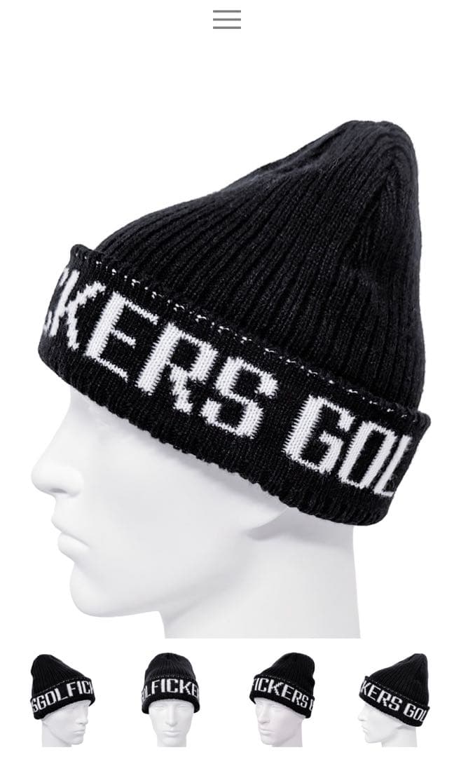 Golfickers ゴルフィッカーズ ニット帽　黒　完売品