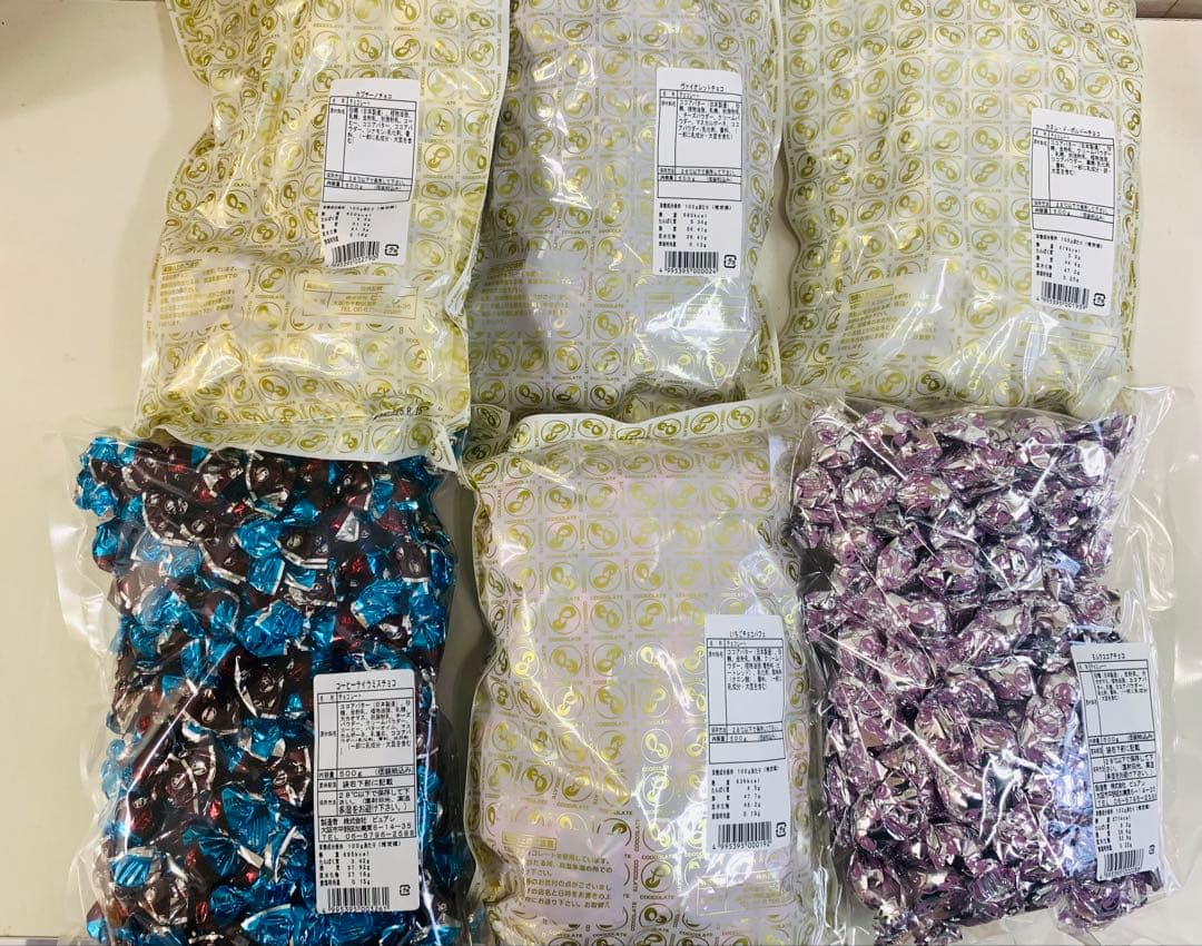 チョコレート 500g×6袋