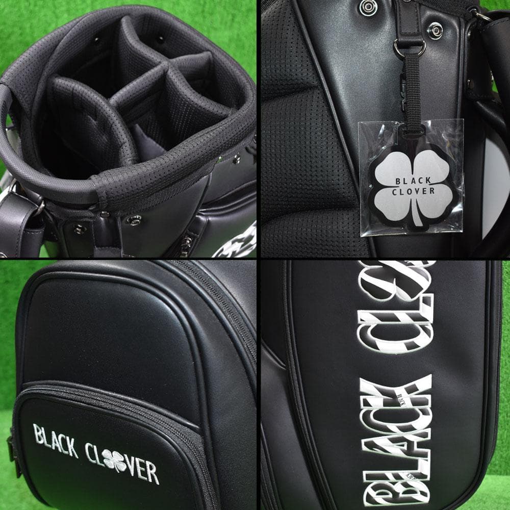 BLACK CLOVER/ブラッククローバー キャディバッグ9型【ブラック】新品