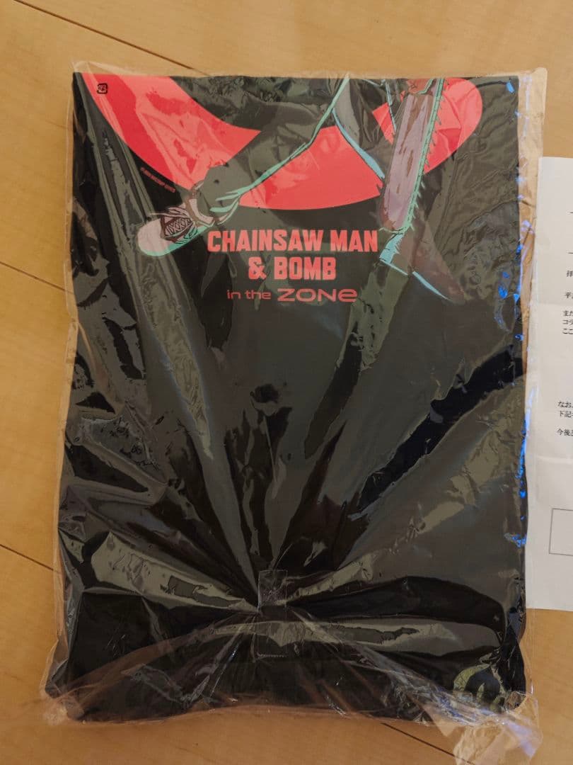 チェンソーマン　Zone コラボデザインTシャツ Ver. Red 赤