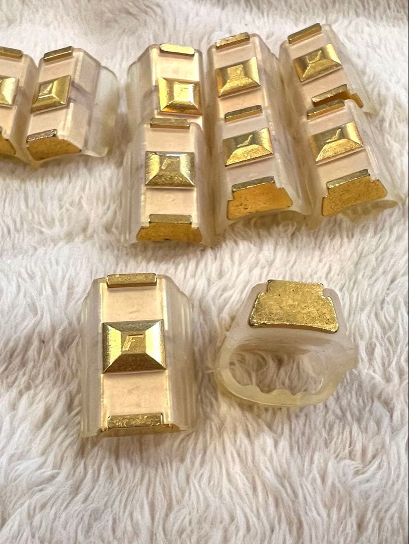 finger weights フィンガーウェイト　クリアゴールド　生産終了