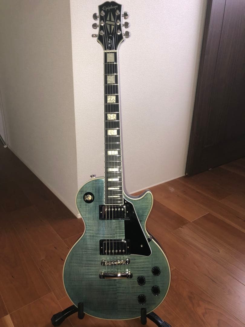 エピフォン/レスポールカスタム（Transparent Blue）