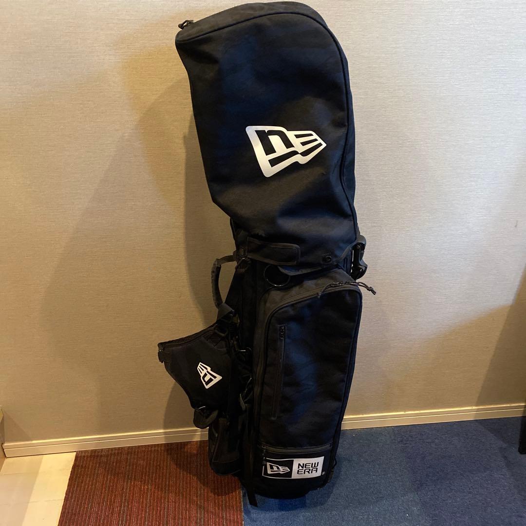 NEW ERA キャディーバッグ カモネイビースタンド式 ［ベーシックポーチ付］