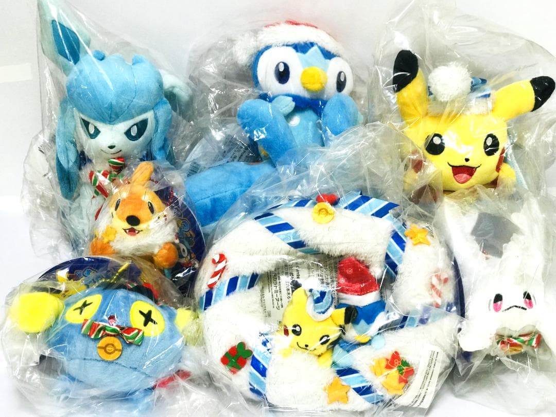新品 ポケモン Christmas in the Sea ぬいぐるみ マスコット