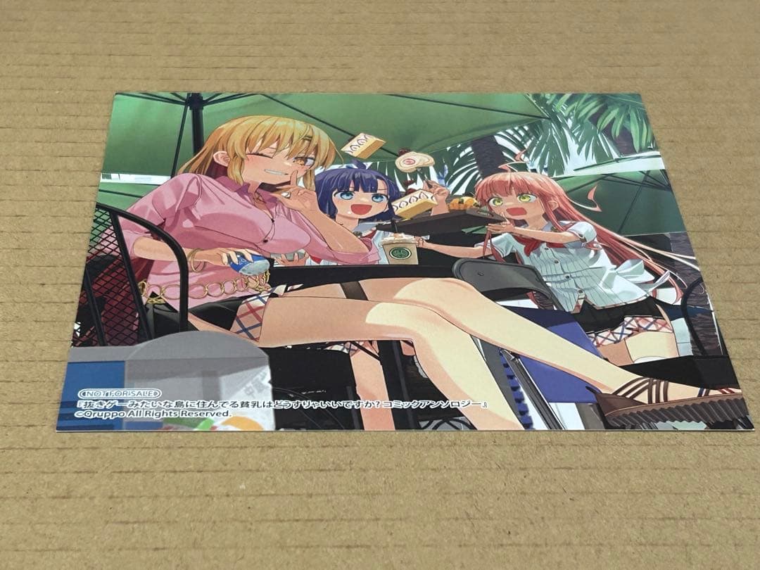 抜きゲーみたいな島に住んでる貧乳はどうすりゃいいですか？　アンソロジー　ミニ色紙