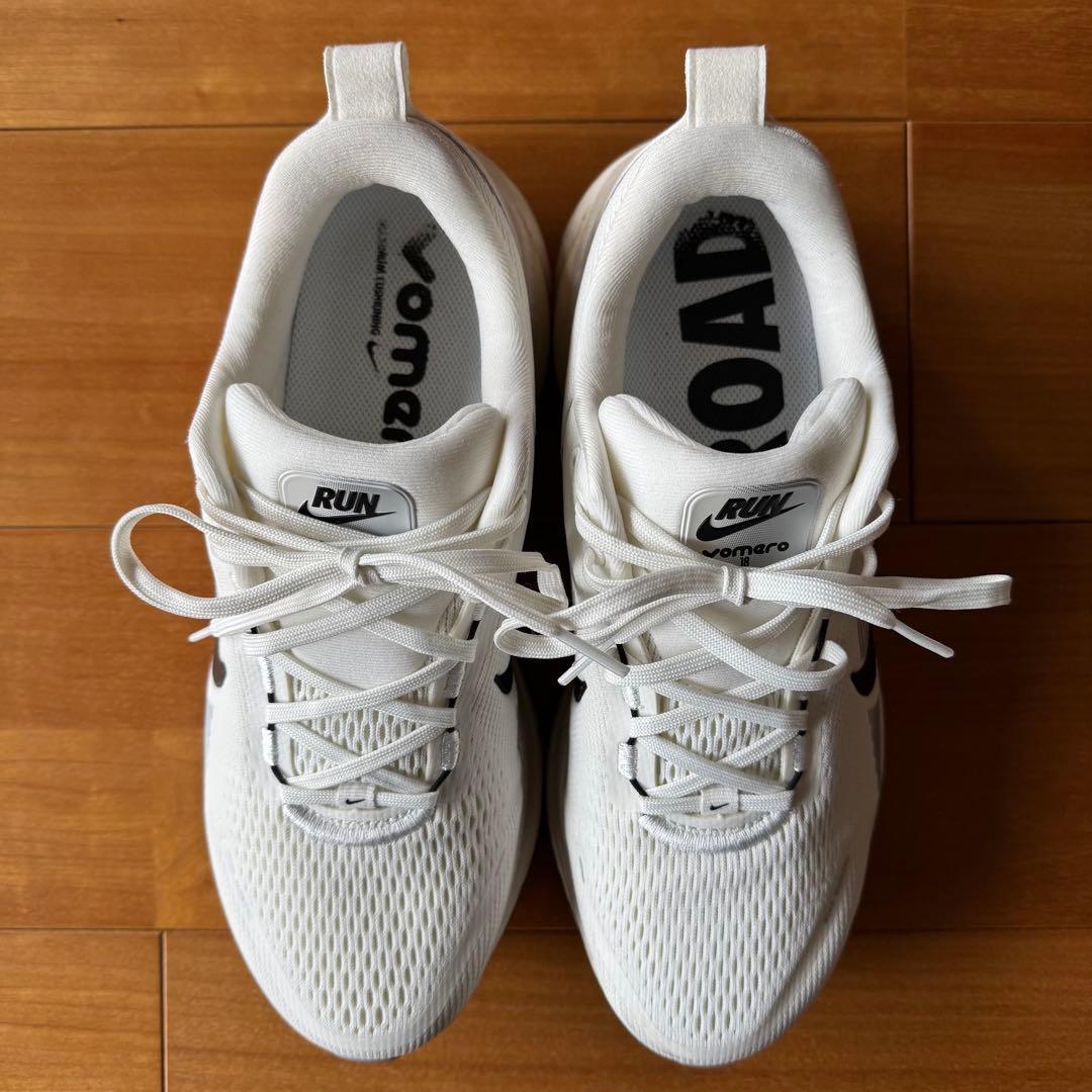 【美品】NIKE ナイキ ボメロ 18 メンズ 26.5cm 白 ホワイト