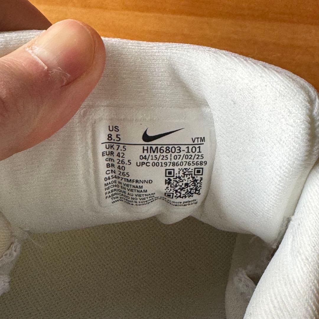 【美品】NIKE ナイキ ボメロ 18 メンズ 26.5cm 白 ホワイト