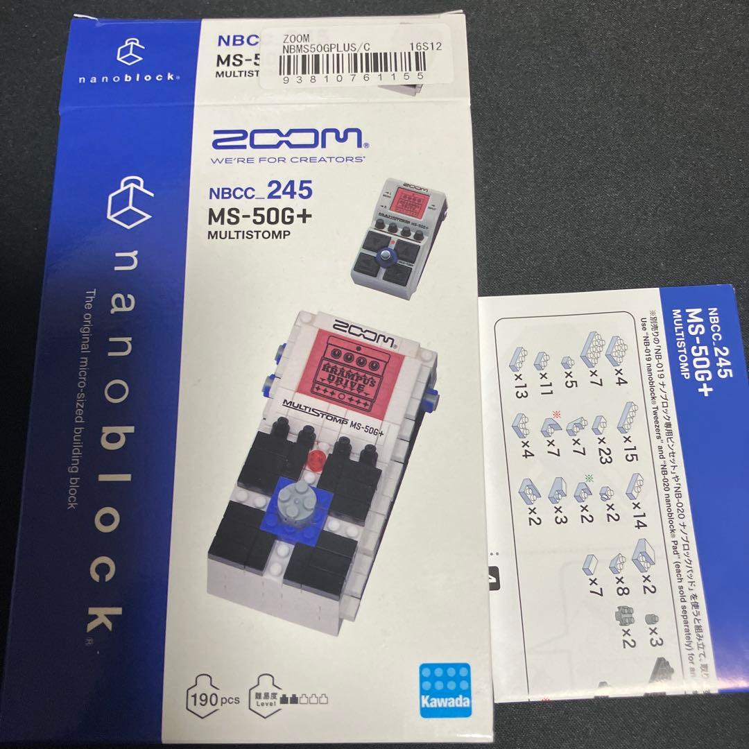 ZOOM MS-80IR+ マルチエフェクター　　nano block付き
