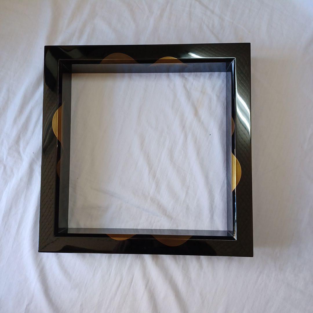 炉縁(輪島塗遠山蒔絵)