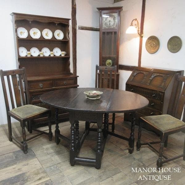 イギリス アンティーク 家具 ゲートレッグテーブル ダイニング 英国 6956c